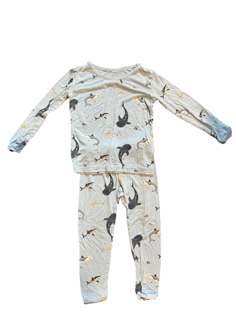Kyte Baby Long Sleeve Pajamas Shark Print